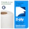 Tork Tork Septic Safe Toilet Paper White, Embossed for Comfort, 2-ply, 450 Sheets per Roll, 48PK 2465120 - alternate 5